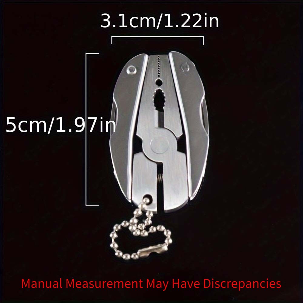 Hardened Lightweight Travel-Sized Polished Stainless Steel Portable Compact Tool