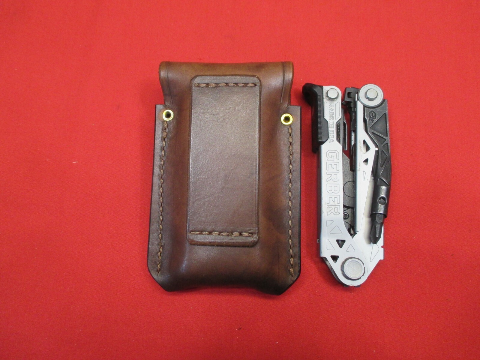 Leather Sheath for Gerber Center Drive Multi Tool, Right or Left Hand