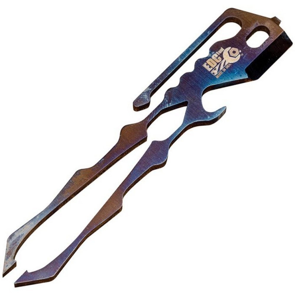 EDC Tool Co. 4″ Tweezer Multitool Flame Anodized Titanium – TWEEZER-4-FLM