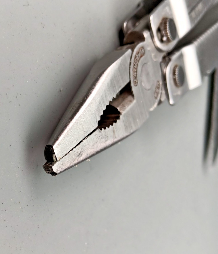 Vtg 1995 Pat Pending LEATHERMAN Super Multi Tool 10 Blade