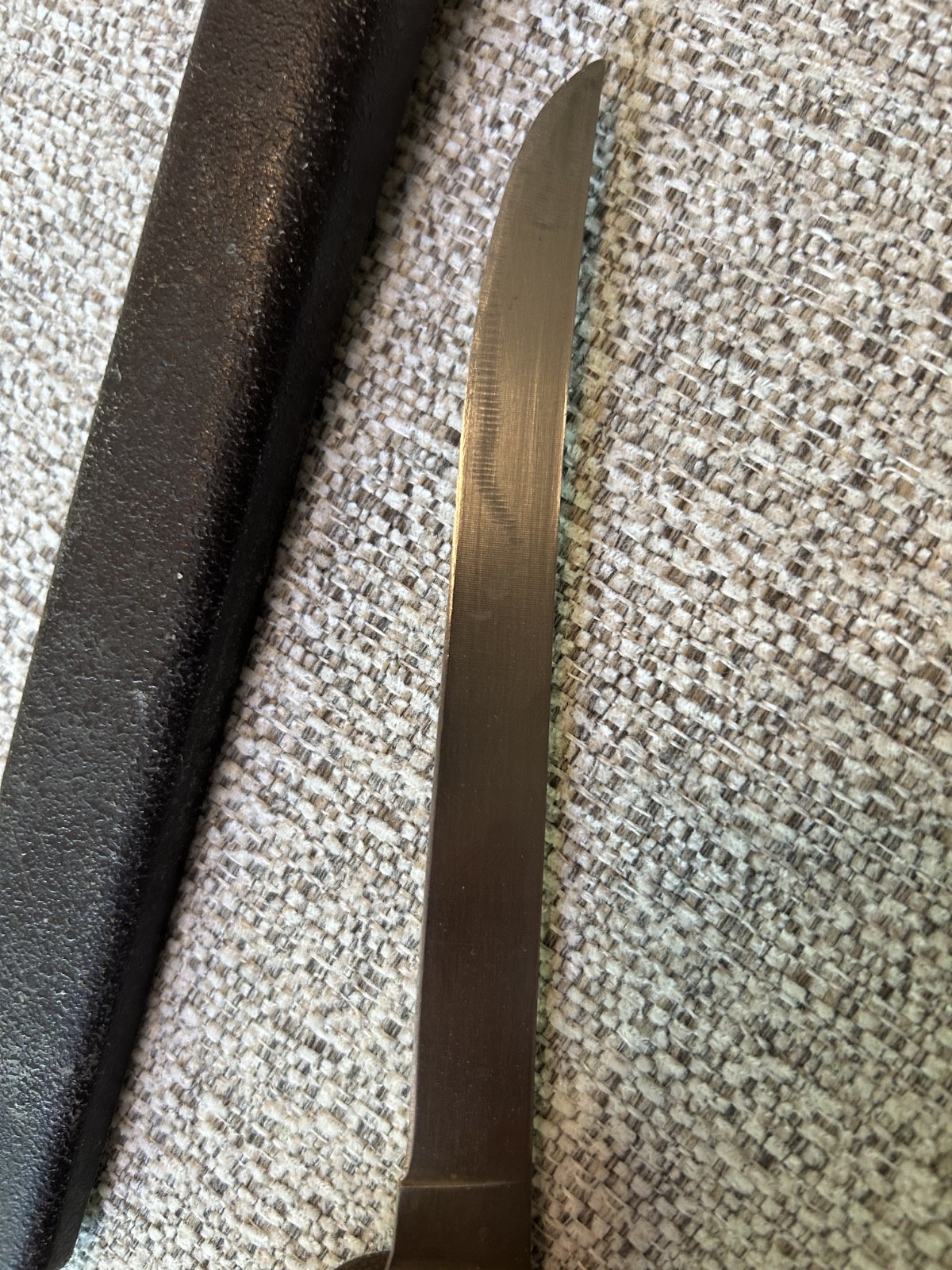 Vintage Buck 123 ^ Fillet Knife Lakemate Hard Plastic Sheath- #3