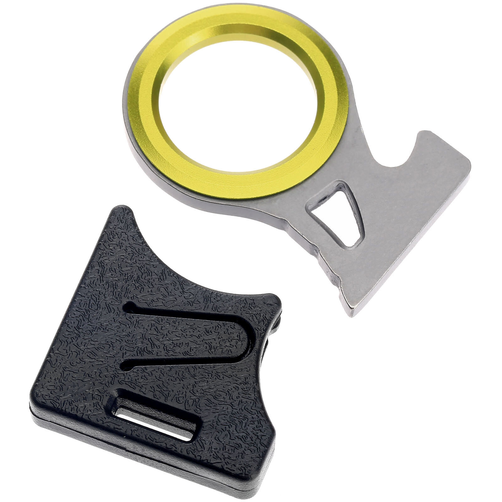 Emergency Survival Rescue Seat Belt Rope Cutter Safety Knife Keychain EDC Tool