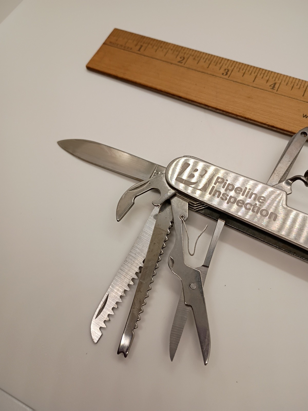 BJ Pipeline Inspection Stainless Rostfrei 10 Tool Pocket Multi-Tool Pre-owned