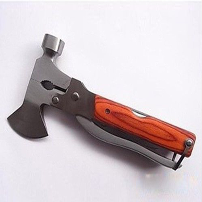 Tool Multi Hammer Axe Knife Wire Cutter Pliers Screwdriver Emergency Outdoor BOB