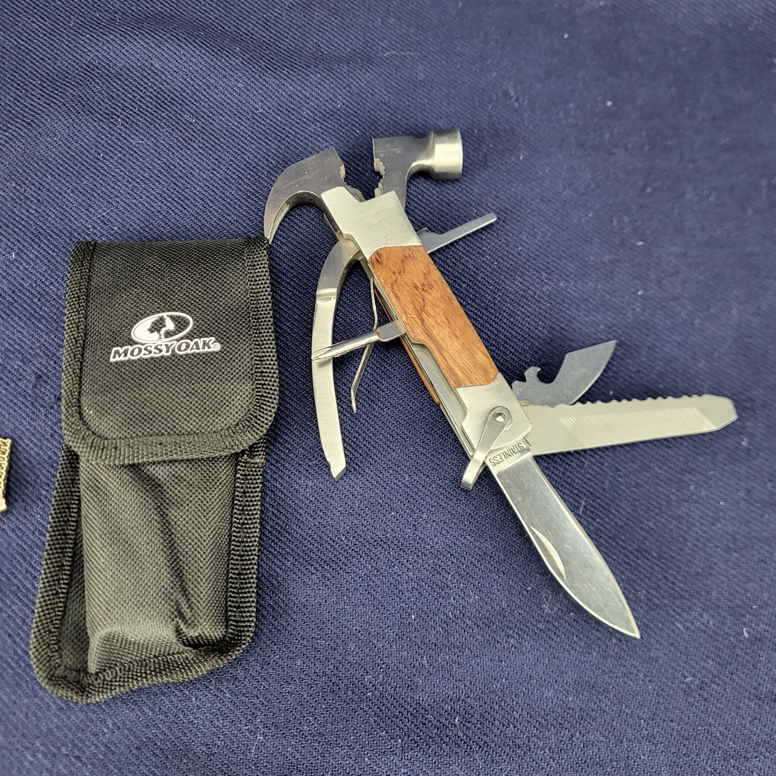 Mossy Oak Hammer Knife 13 In 1 Multi Tool Hunting Camping Outdoors Gift