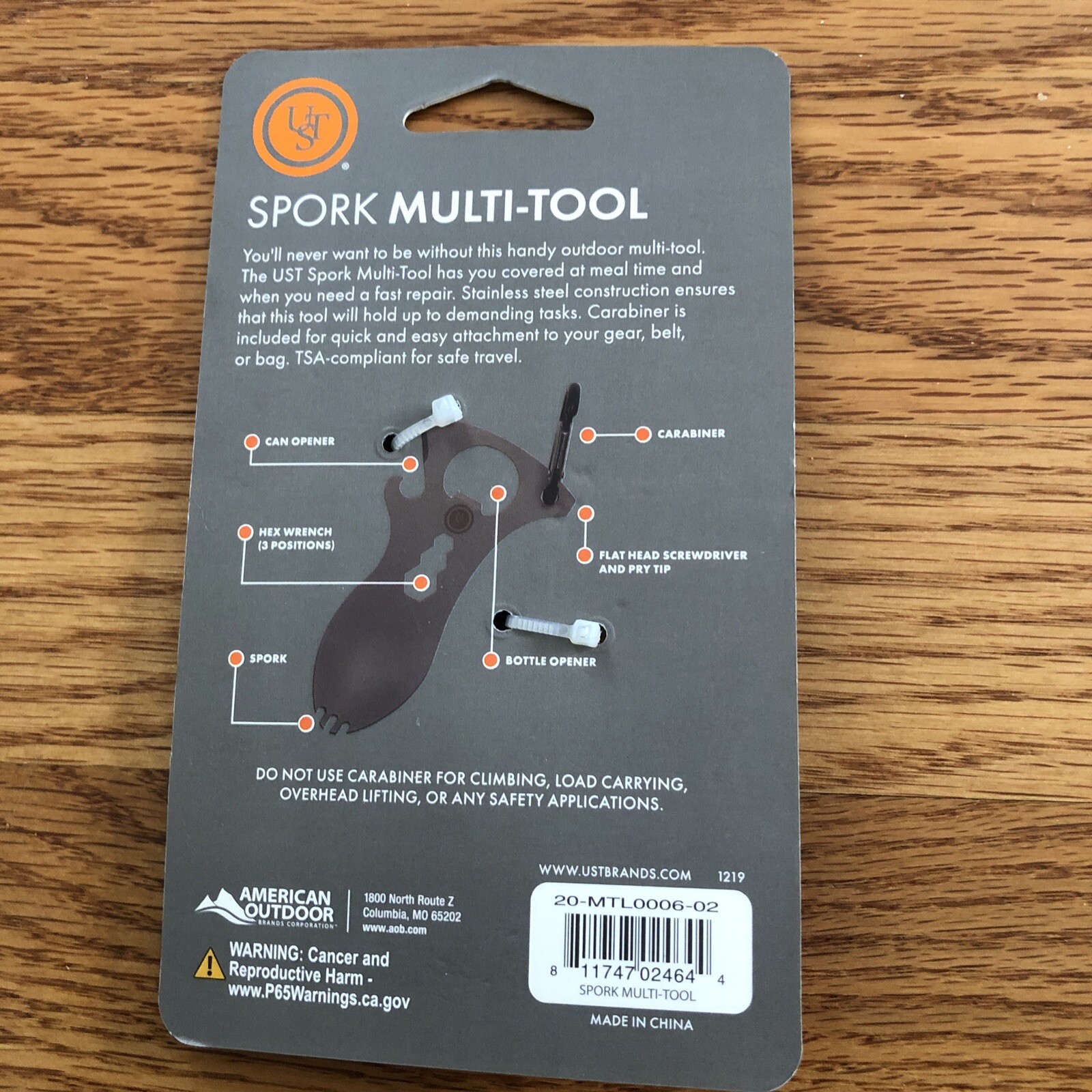 UST Ultimate Survival Technologies Survival Spork Multi-Tool Stainless Steel NEW