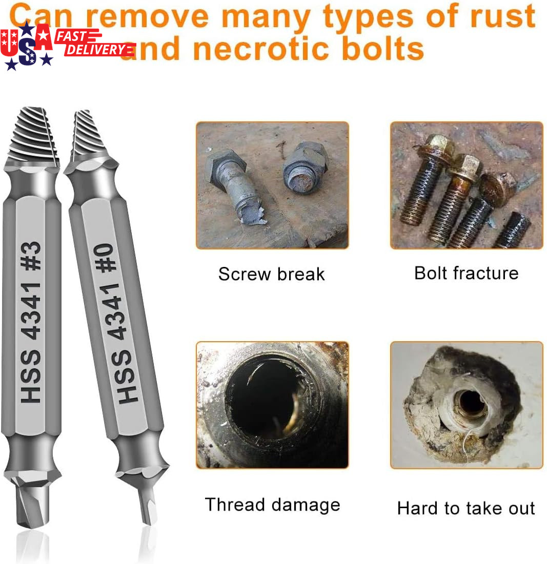 Gifts for Men,Damaged Screw Extractor Set,Christmas Stocking Stuffers for Adults