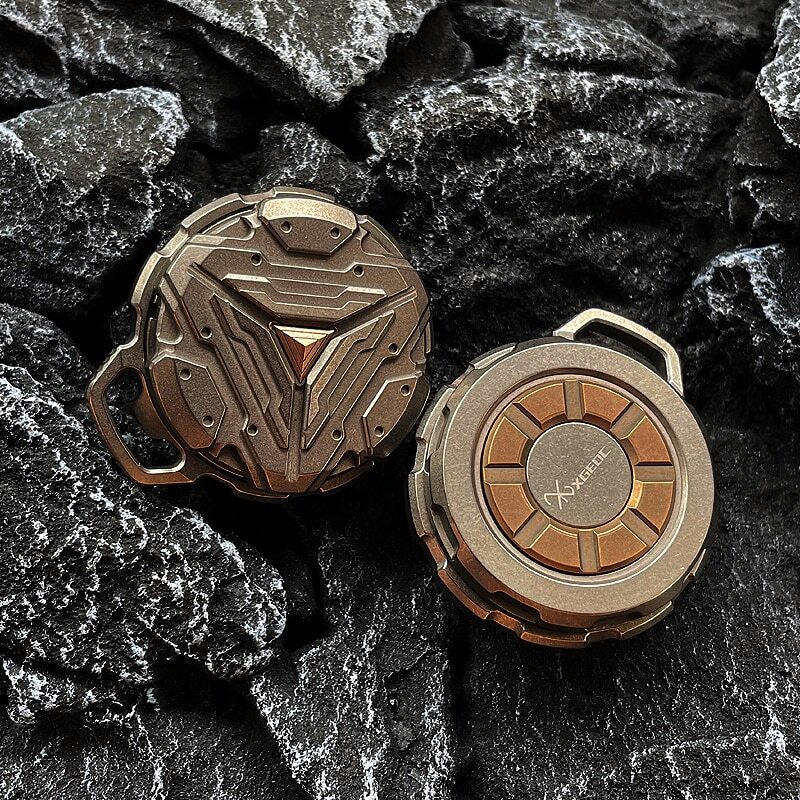 EDC Titanium Alloy Pendant Waterproof Case Portable Medicine Box Capsule Tools