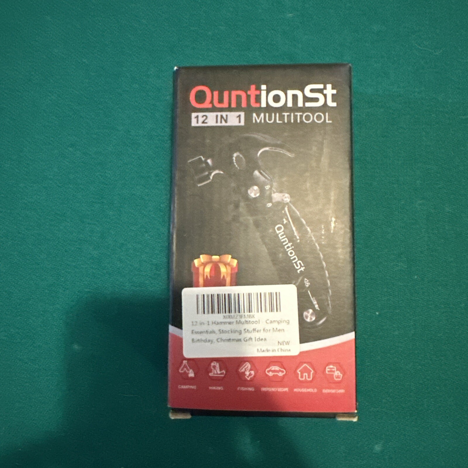 QuntionSt 12-in-1 Multitool with Hammer – Compact and Versatile Tool