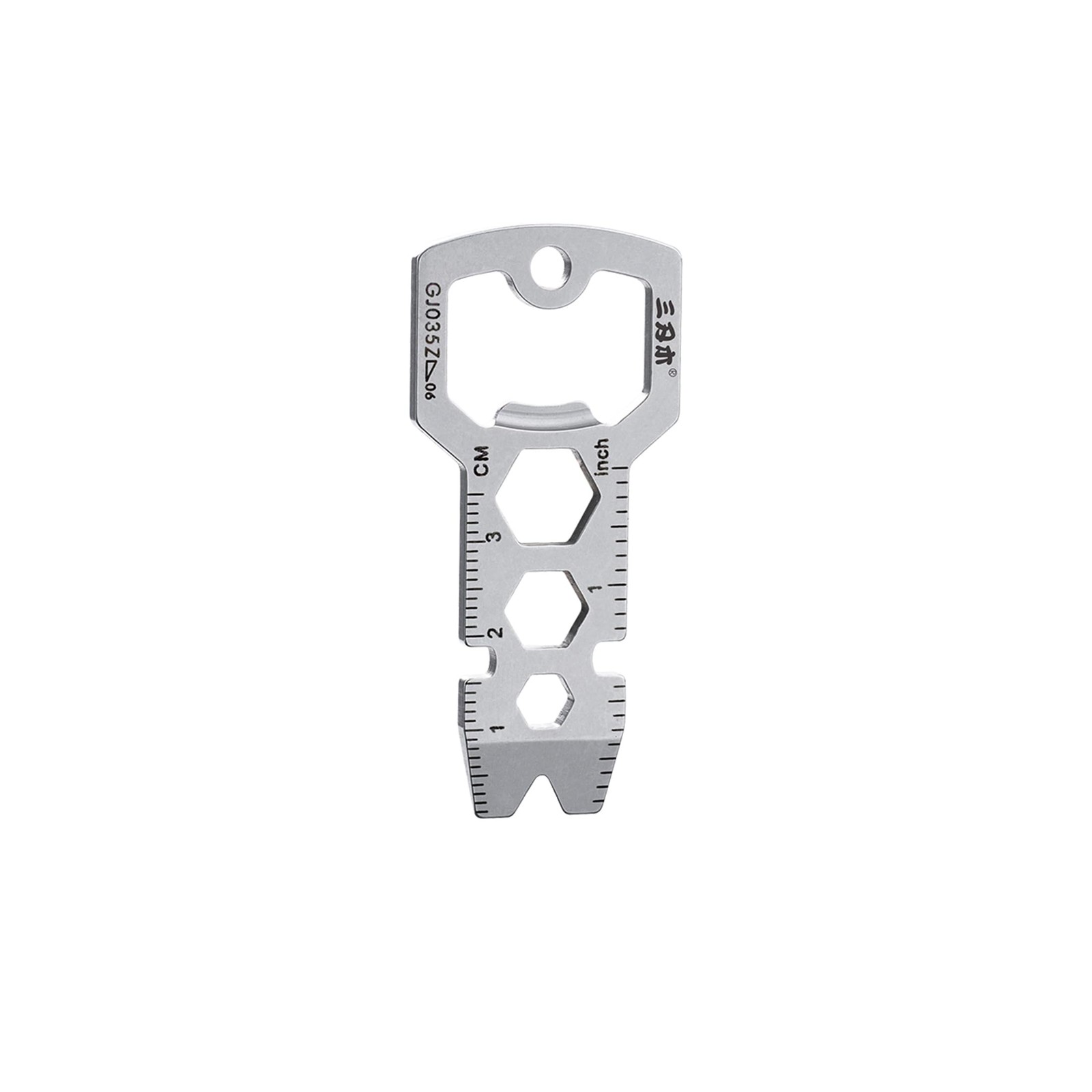 Pry Bar with Bottle Opener Inch/CM Ruler Wrench Multi Function M…