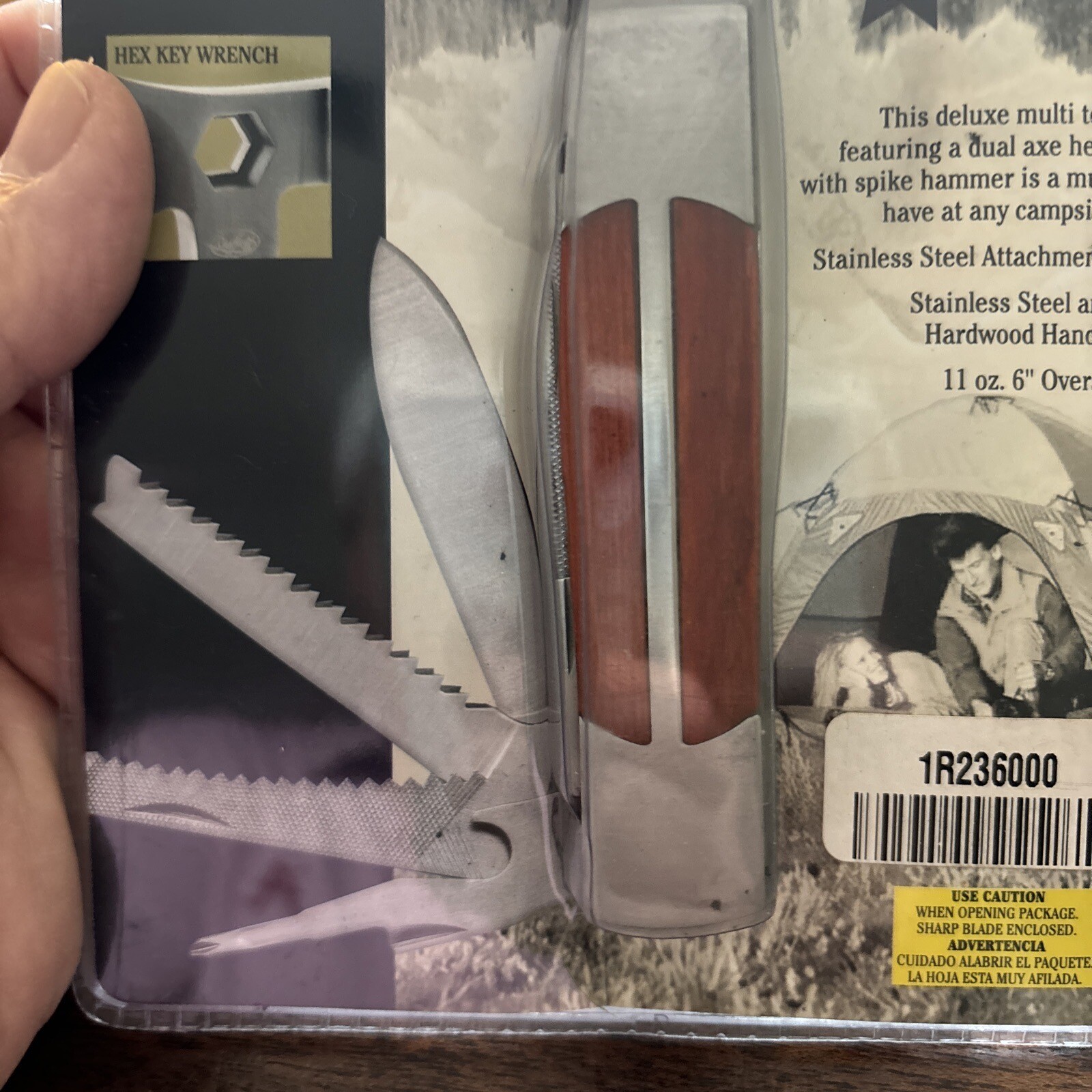 Vintage NOS Sheffield Hatchet Multi-Tool W/sheath