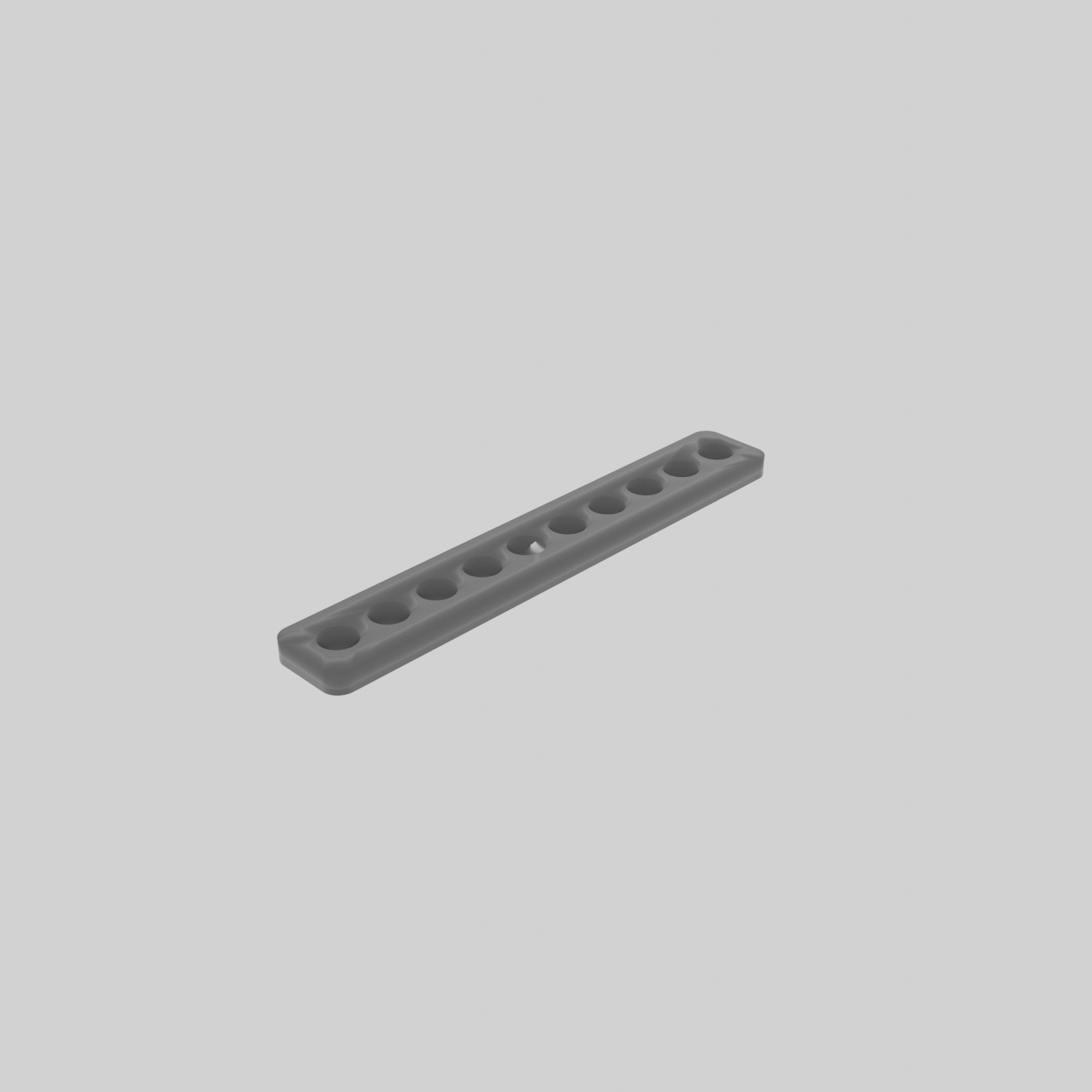 Magnetic Knife/Tool/Key Bar PC accessory Black PETG 3D Printed