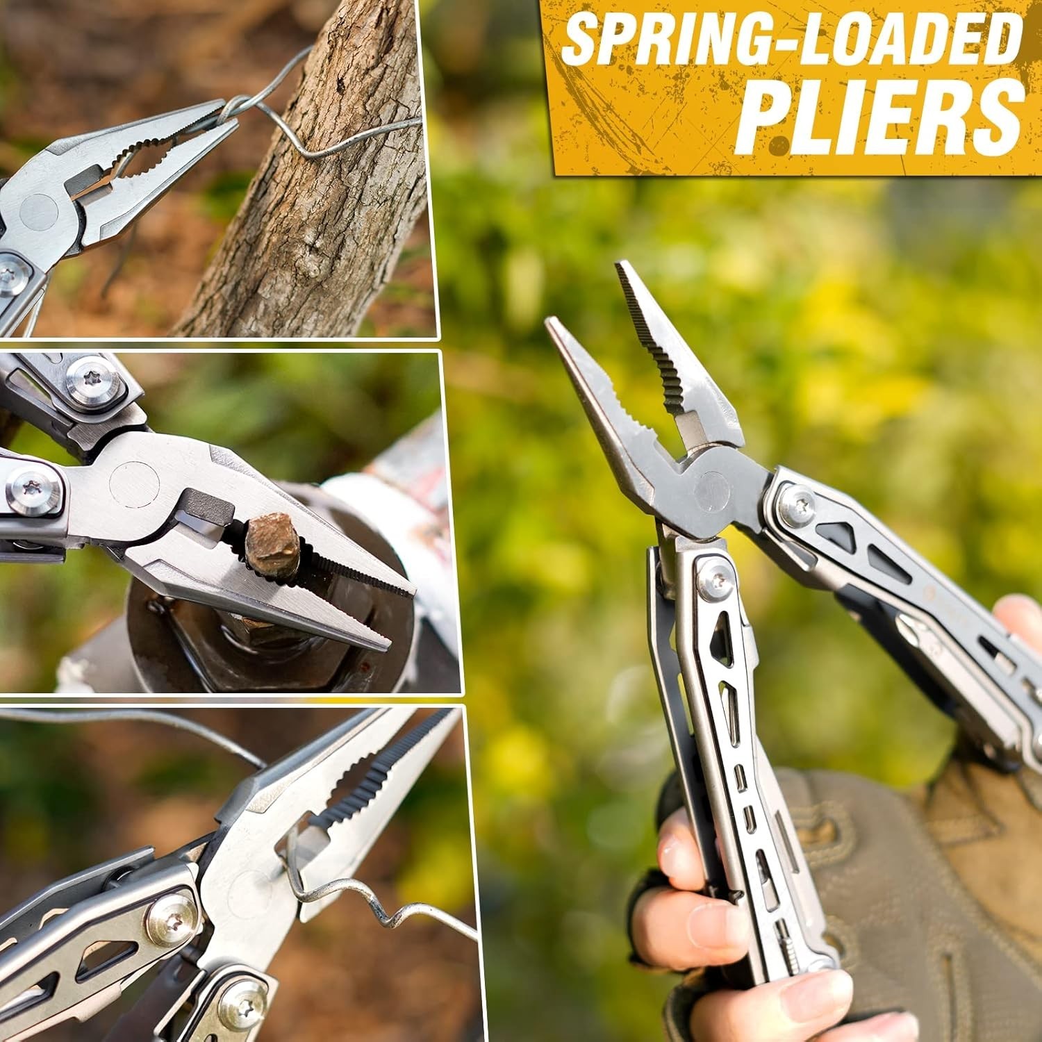 Durable 17-in-1 EDC Multitool for Camping & Home Repair – Lightweight & Compact