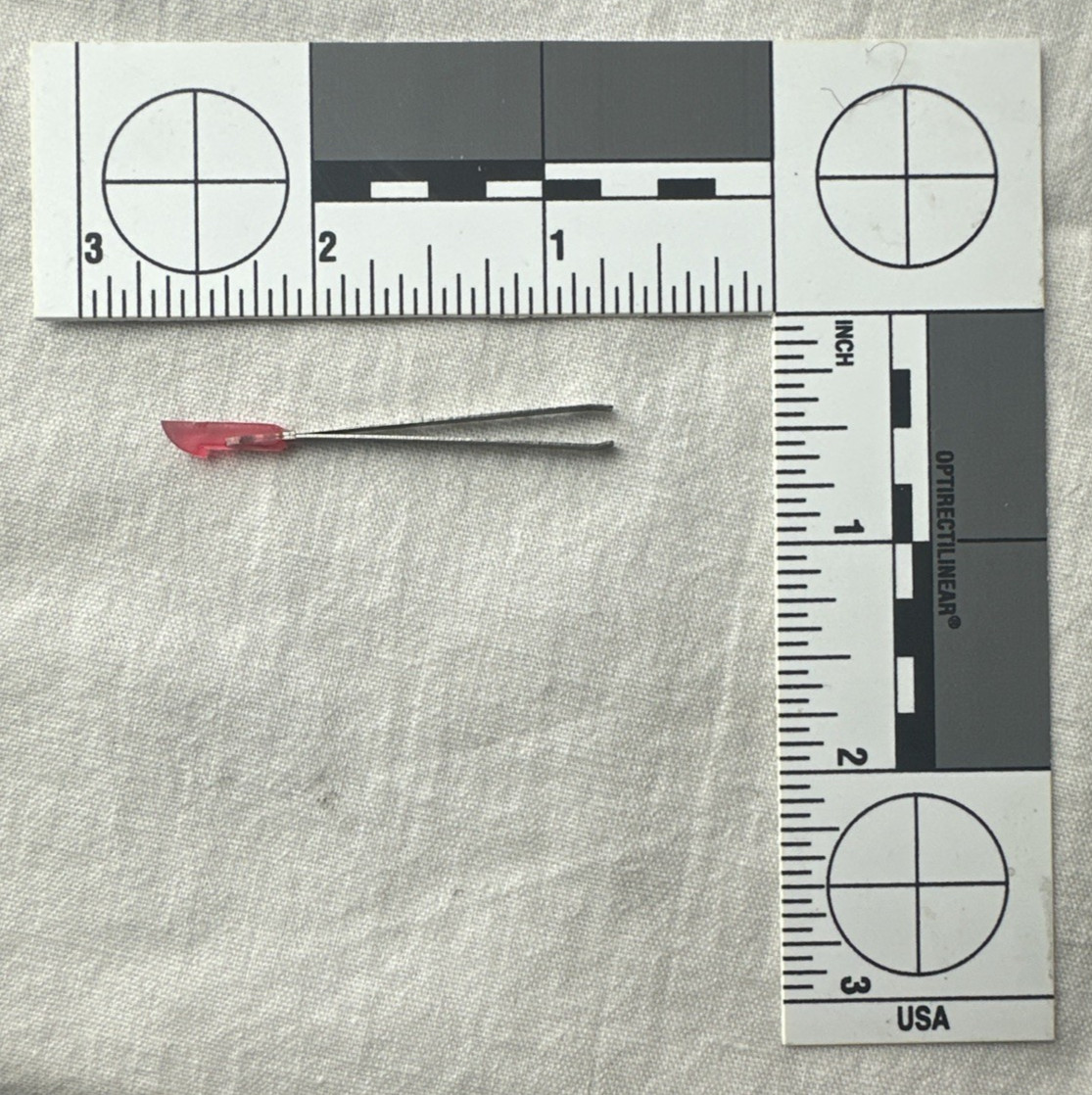 Vintage Brookstone Credit Card Size Multi Tool Knife Scissors File Tweezers Red