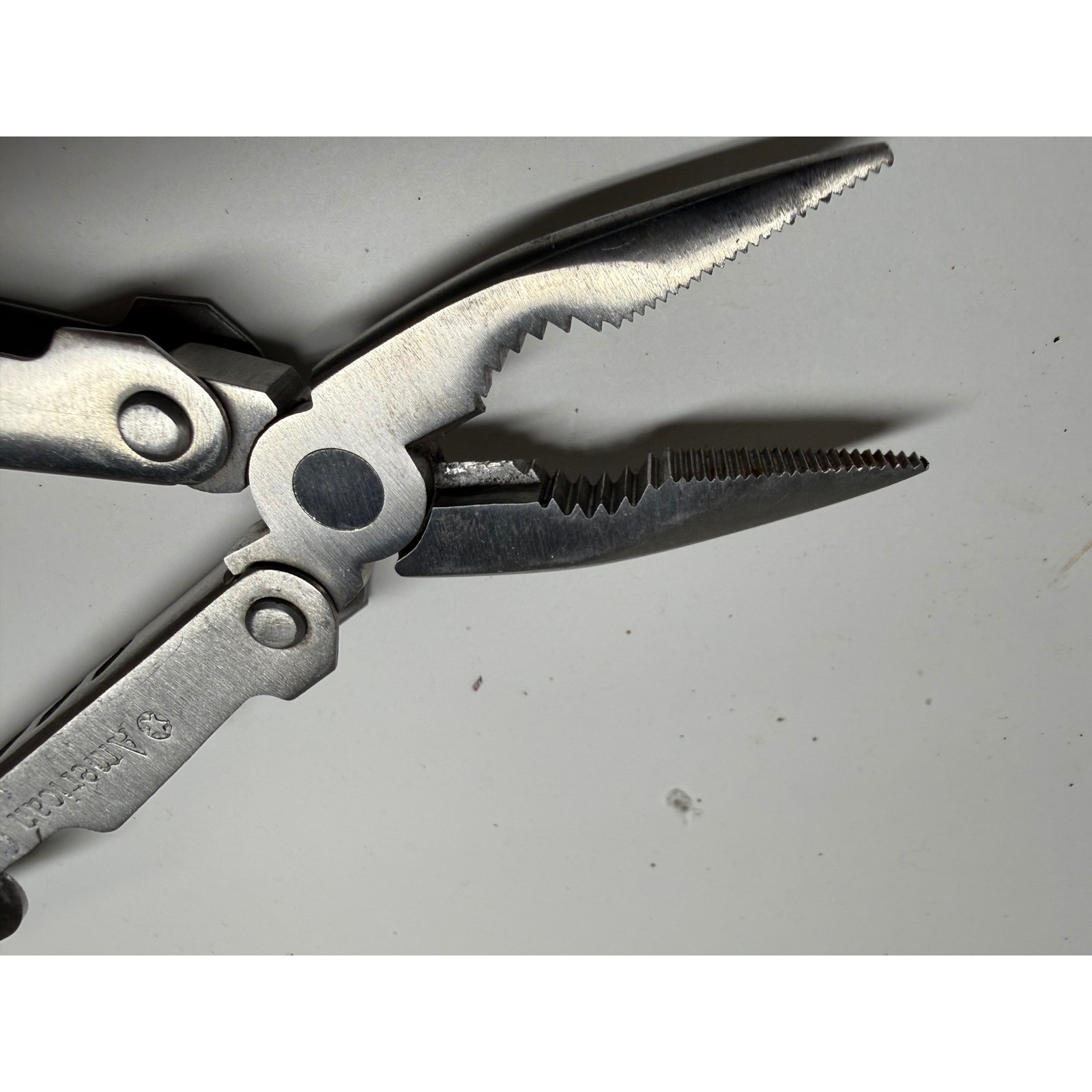 American Camper Multi-Tool Stainless Steel Folding Pliers with Nylon Sheath