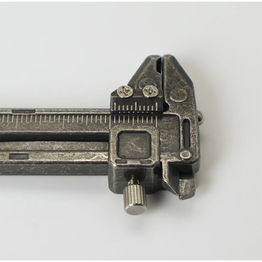 1x Portable Pocket Vernier Caliper fits for EDC Tool & Precision Measuring Needs