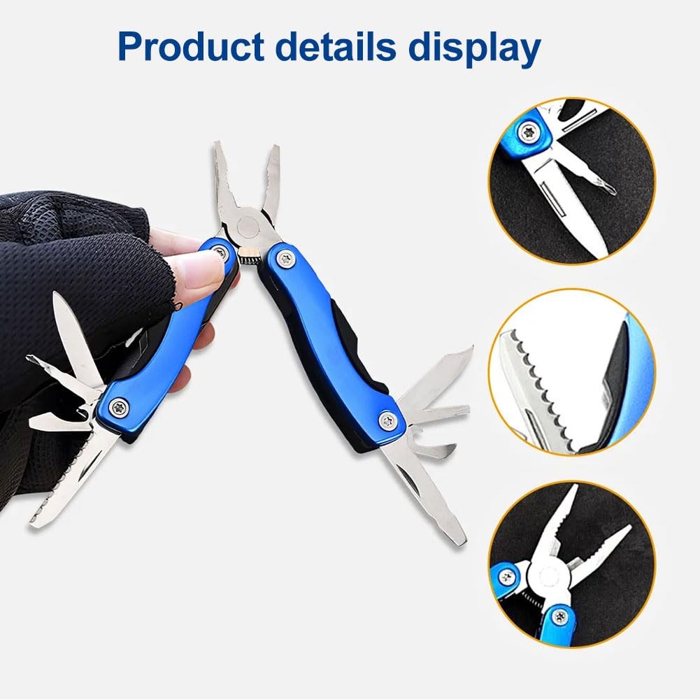 11 in 1 Folding Stainless Steel Multifunctional Pliers, Multi-Function Pliers, MultiT…