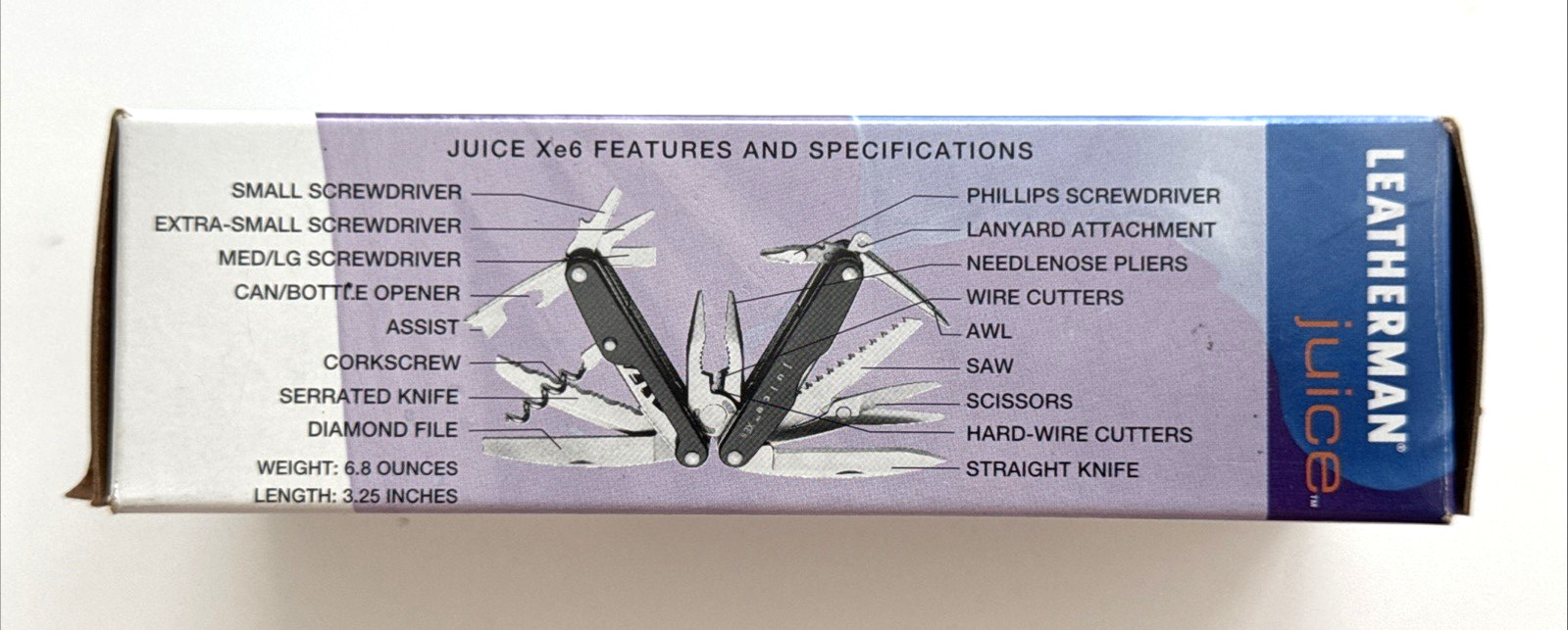 Leatherman Juice XE6 Multi-Tool Purple USA