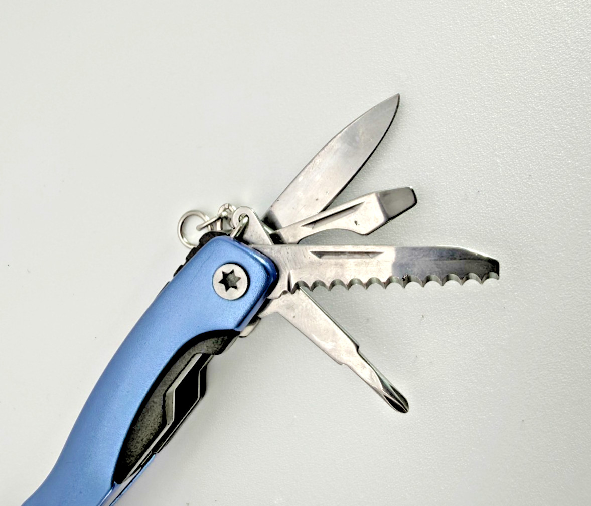 Axe Mini Multi Tool Pliers Knife LED Flashlight Screwdriver EDC w/ Sheath