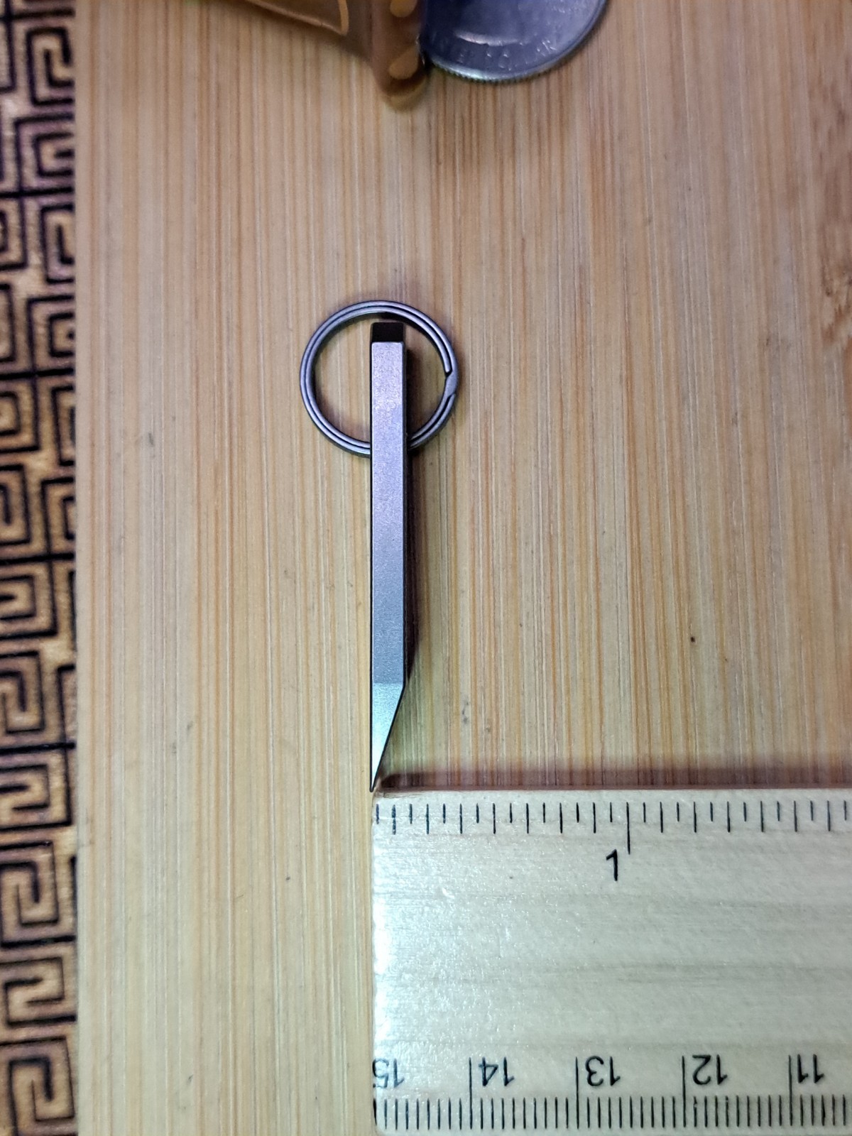 MINIMALIST EDC TITANIUM KEYCHAIN MULTI-TOOL BOTTLE OPENER