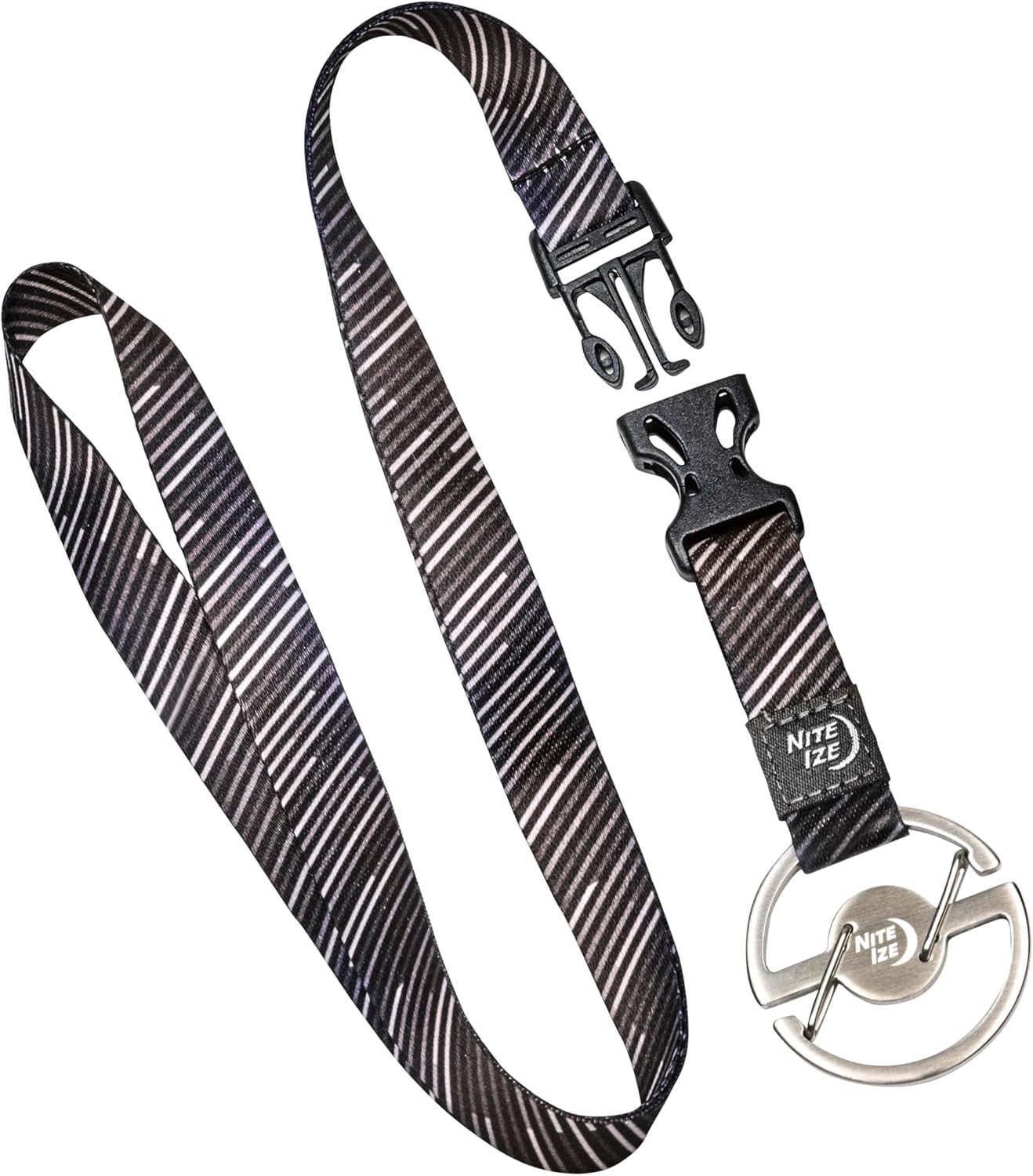 Nite Ize Medallion Key Lanyard with Stainless Steel Key Ring