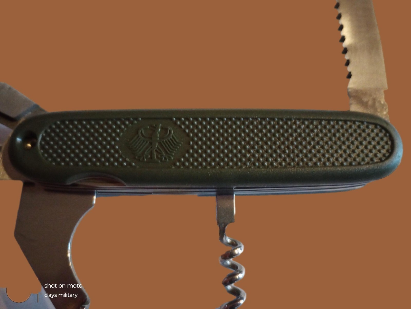 WEST GERMAN STYLE KNIFE MILITARY BUNDESWEHR ARMY 4 TOOL POCKET KNIFE