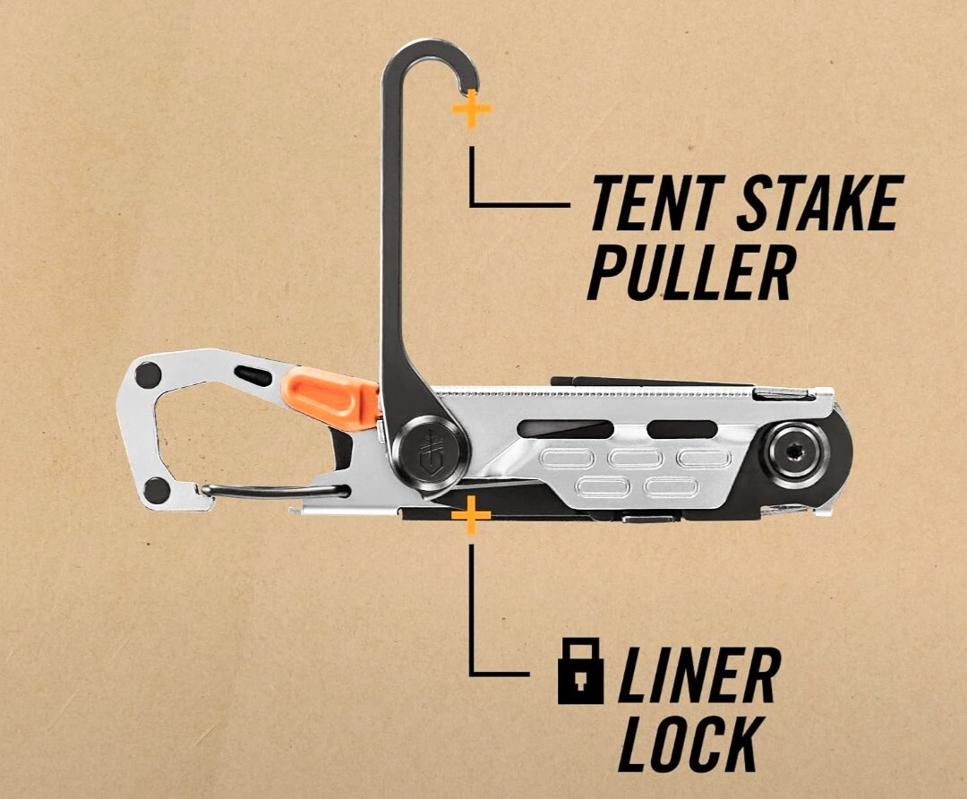 Gerber Gear Gear Stake Out 11-in-1 Multi-tool Color: Sliver