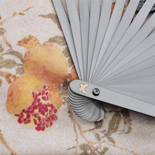 9” Titanium Alloy Folding Fan Martial Arts Portable Kung Fu Tai Ji Butterfly
