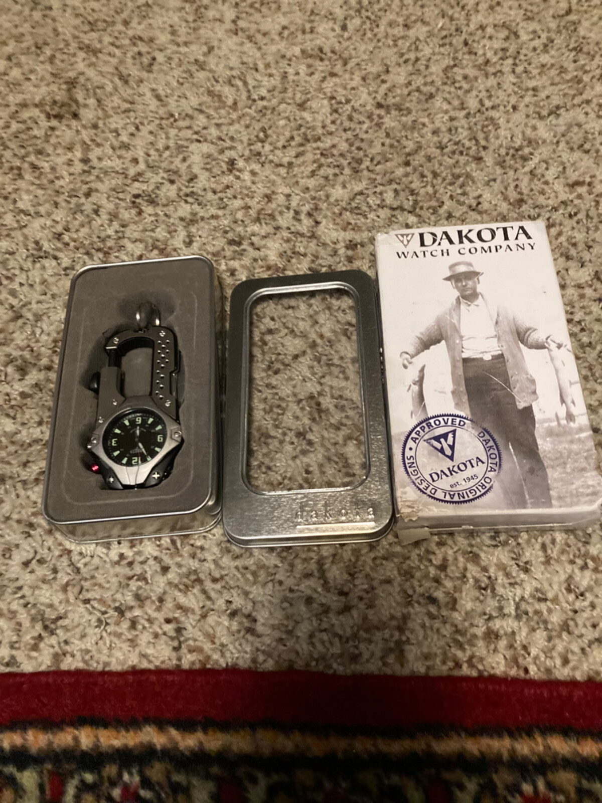 Brand New Dakota Carabiner Watch Multi Tool Pocket Knife Light Model 8761-2 NIB