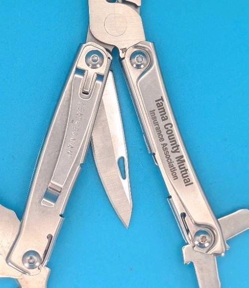 Leatherman Rev 3.8″ Multi-Tool, Stainless! *TAMA COUNTY MUTUAL*