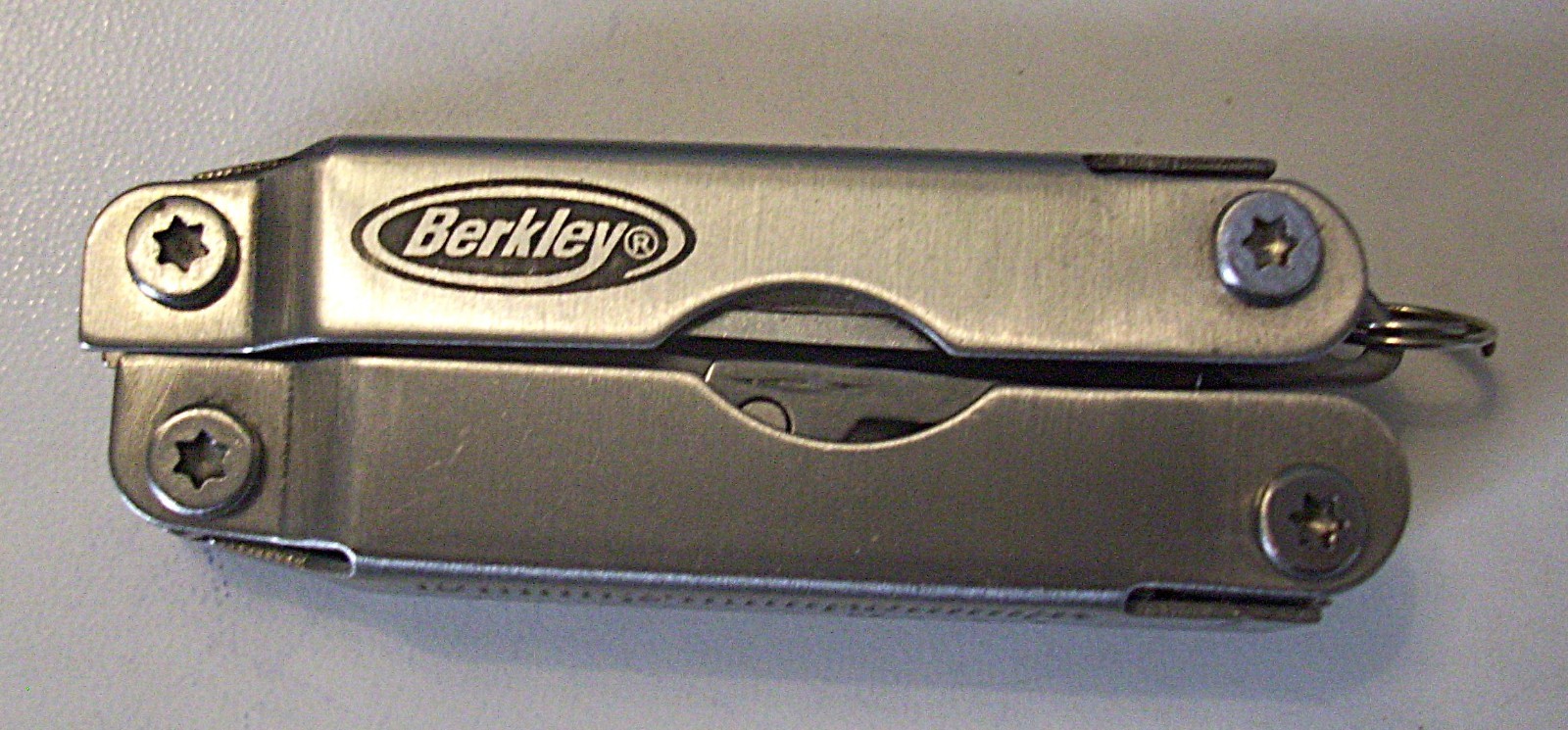 Berkley Vintage Fishing Camping Multi Tool 10 Functions Pocket Box or Key Ring