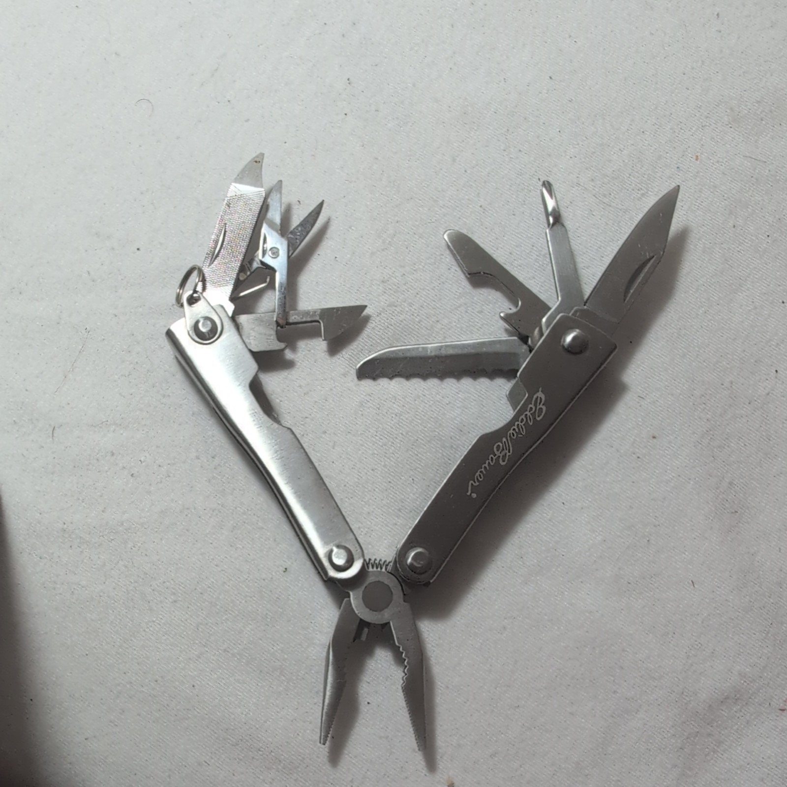 Eddie Bauer Silver Multi-Tool Multi Bit Screwdriver 2”