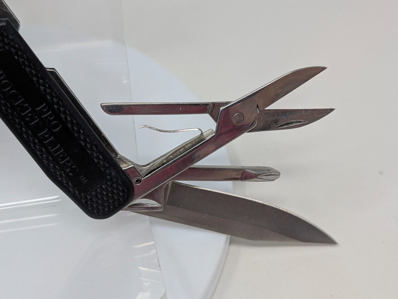 Vintage Coast Pro Pocket Pliers Multi Tool knife screwdriver w/ Pouch CLEAN