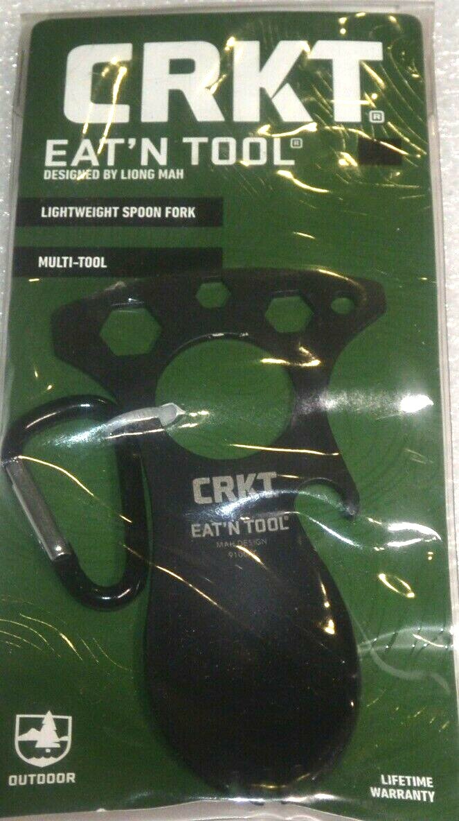 CRKT Camping Eat’N Tool Multi Tool Spoon/Fork with Carabiner Model:9100KC