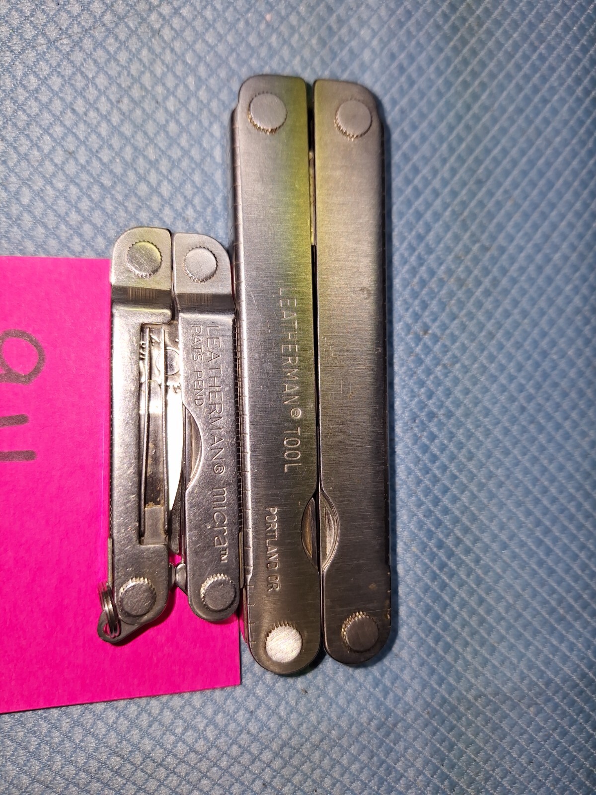 1 LEATHERMAN ORIGINAL PST Multi Tool DATE 0397 bonus micra LOT 911