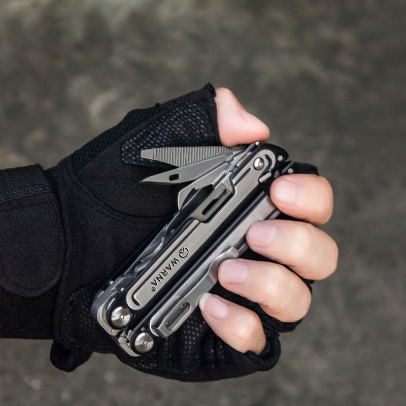 WARNA Ares 20-in-1 Multi Tool Pliers EDC Camping Tool with Sheath Bits