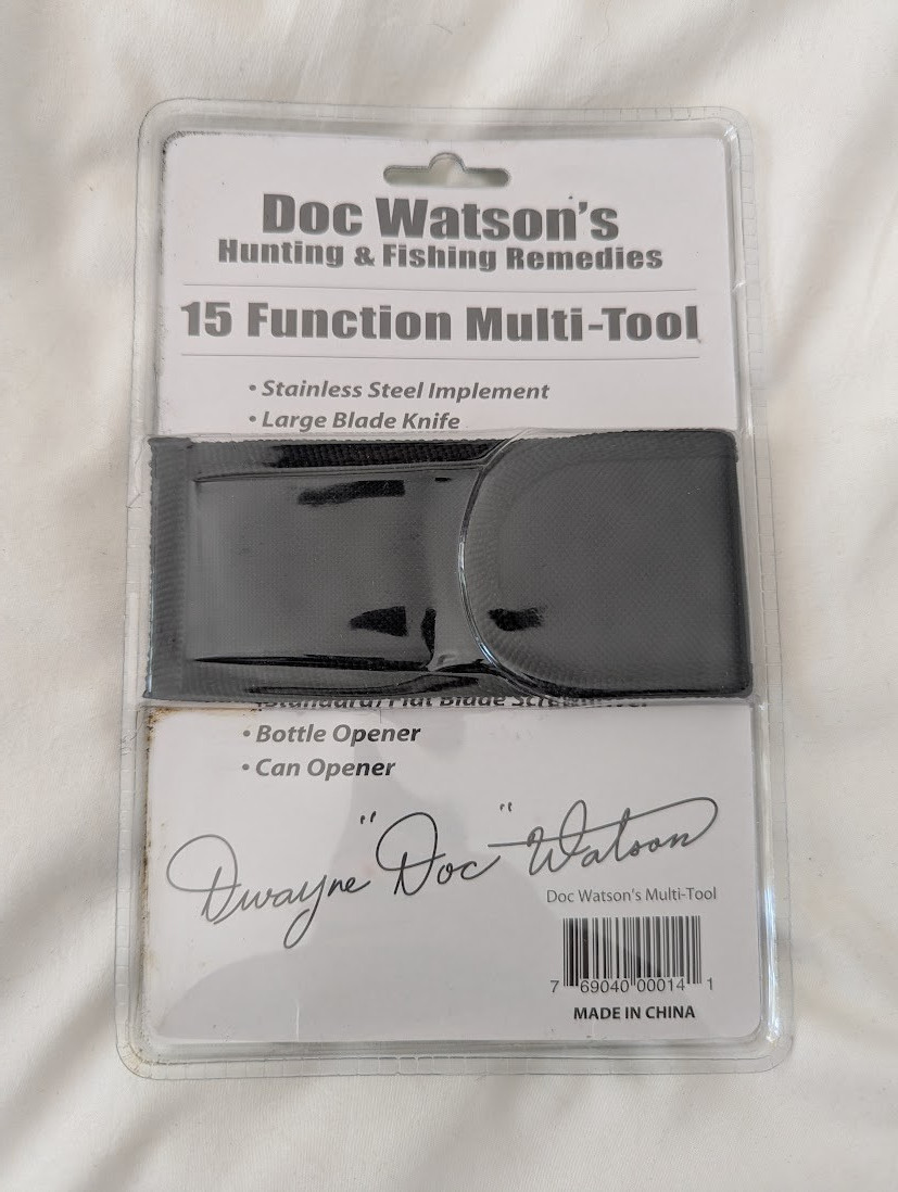 doc watsons hunting multitool – 15 tools including filet knife