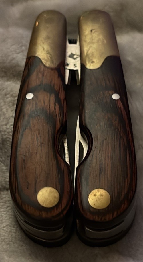 HUSKY 25 Years 25th Anniversary Limited Edition Multi-Tool Brass Wood vintage