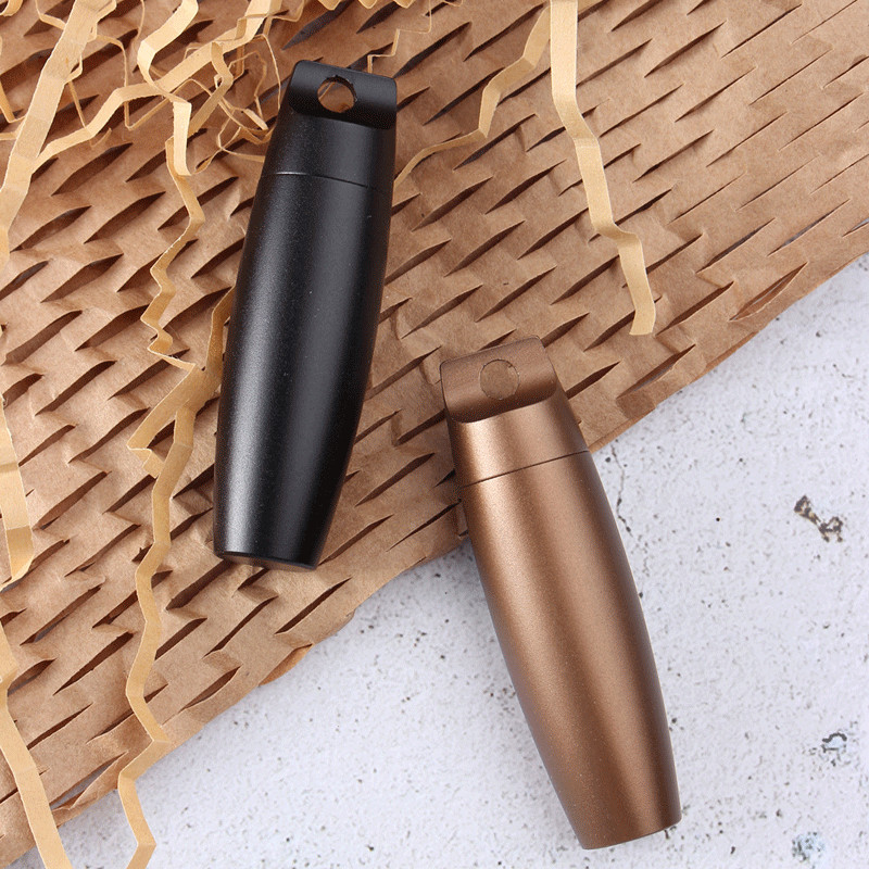 EDC Pocket Aluminium Alloy Outdoor Survival Waterproof Box Travel Keychain Tank