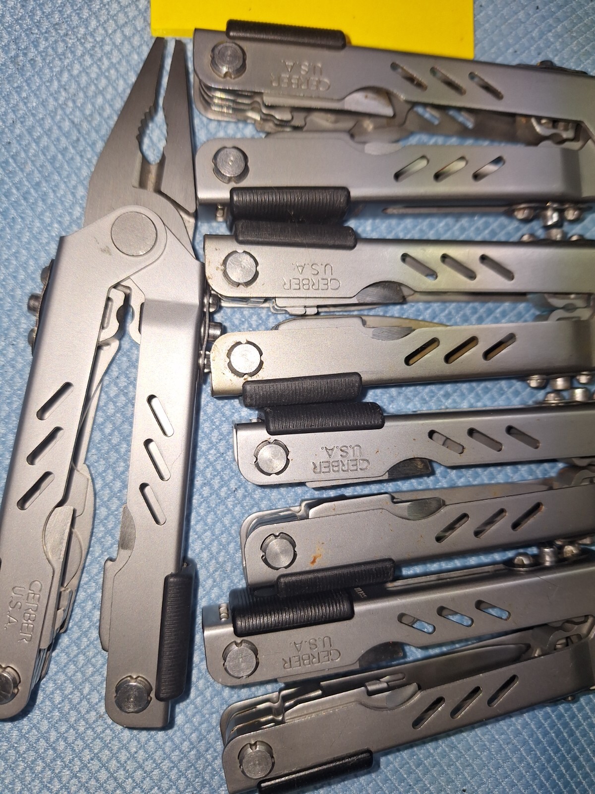 5 SILVER GERBER Multi Tools U.S.A. Camping Fishing Lot 927