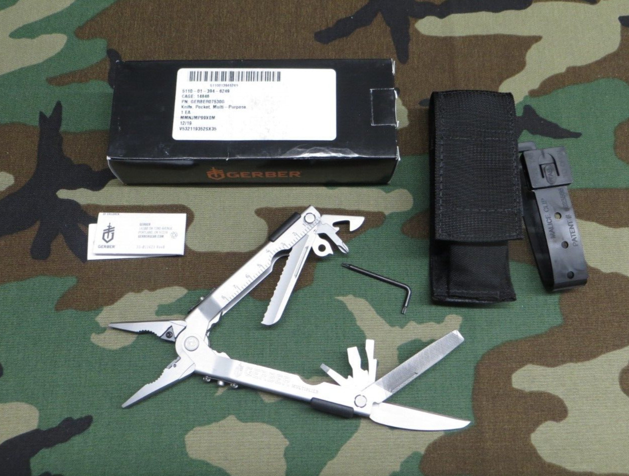 Gerber Multi Tool US Military MP600 Needle Nose Stainless 07530GN Carbide