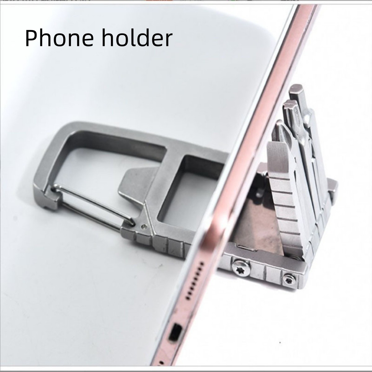13-in-1 Multitool Keychain, Stainless Steel EDC Pocket Tool with Screwdrivers