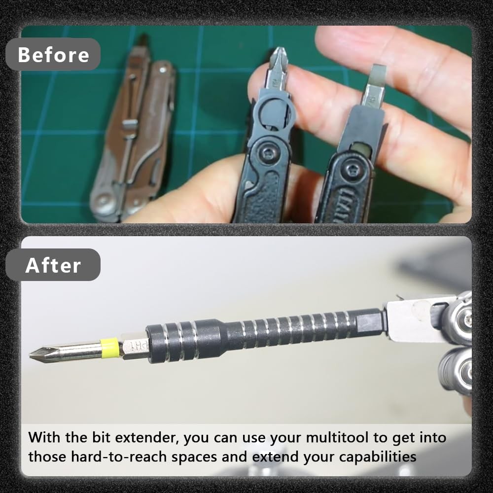 Leatherman Bit Driver Extender for MUT EOD Skeletool CX Wave Multi-Tool