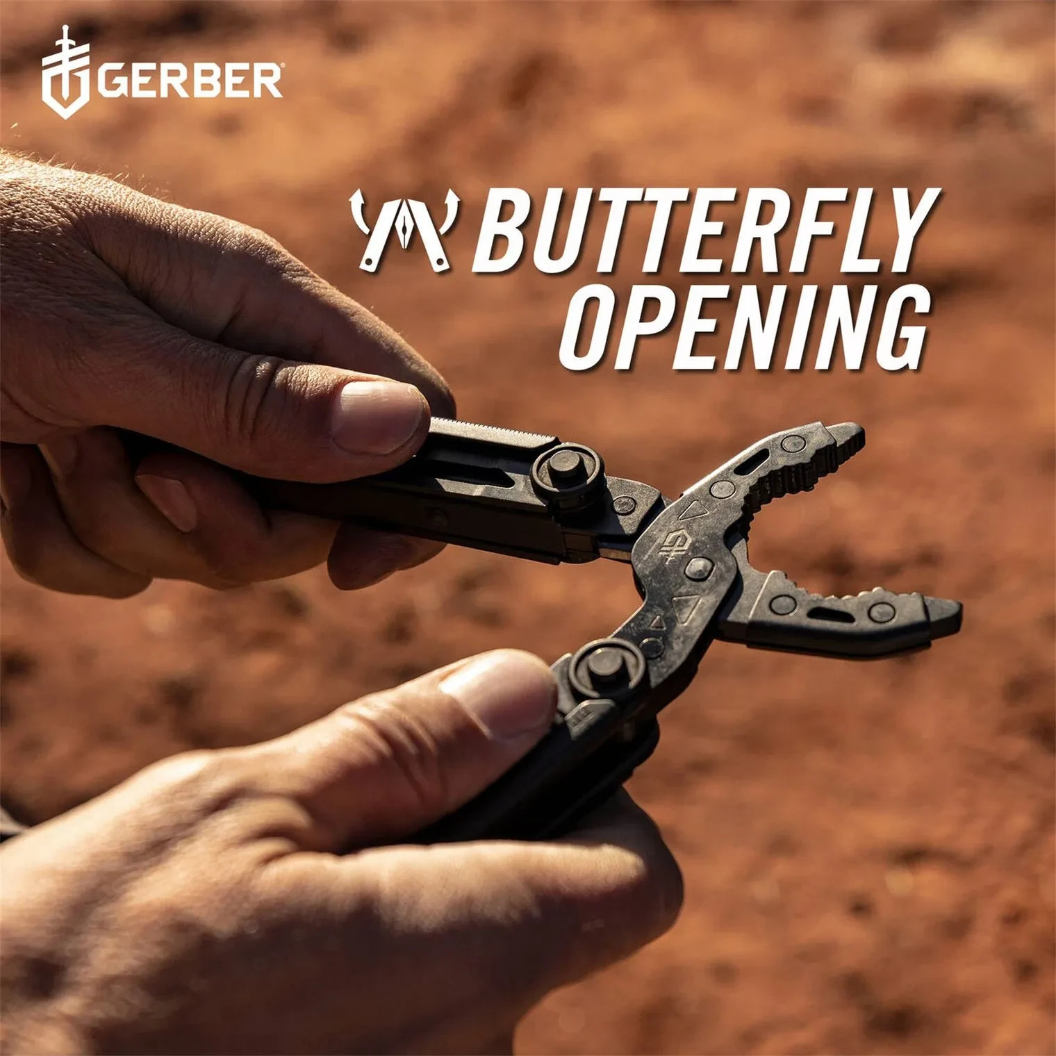 Gerber Dual Force Multi-Tool Stainless Steel 12 Tools – Black