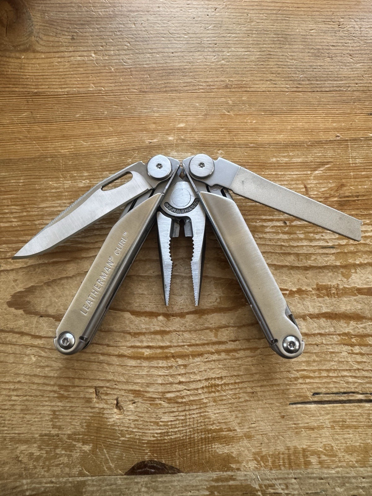 Custom Leatherman Curl Stainless Steel Multi-Tool