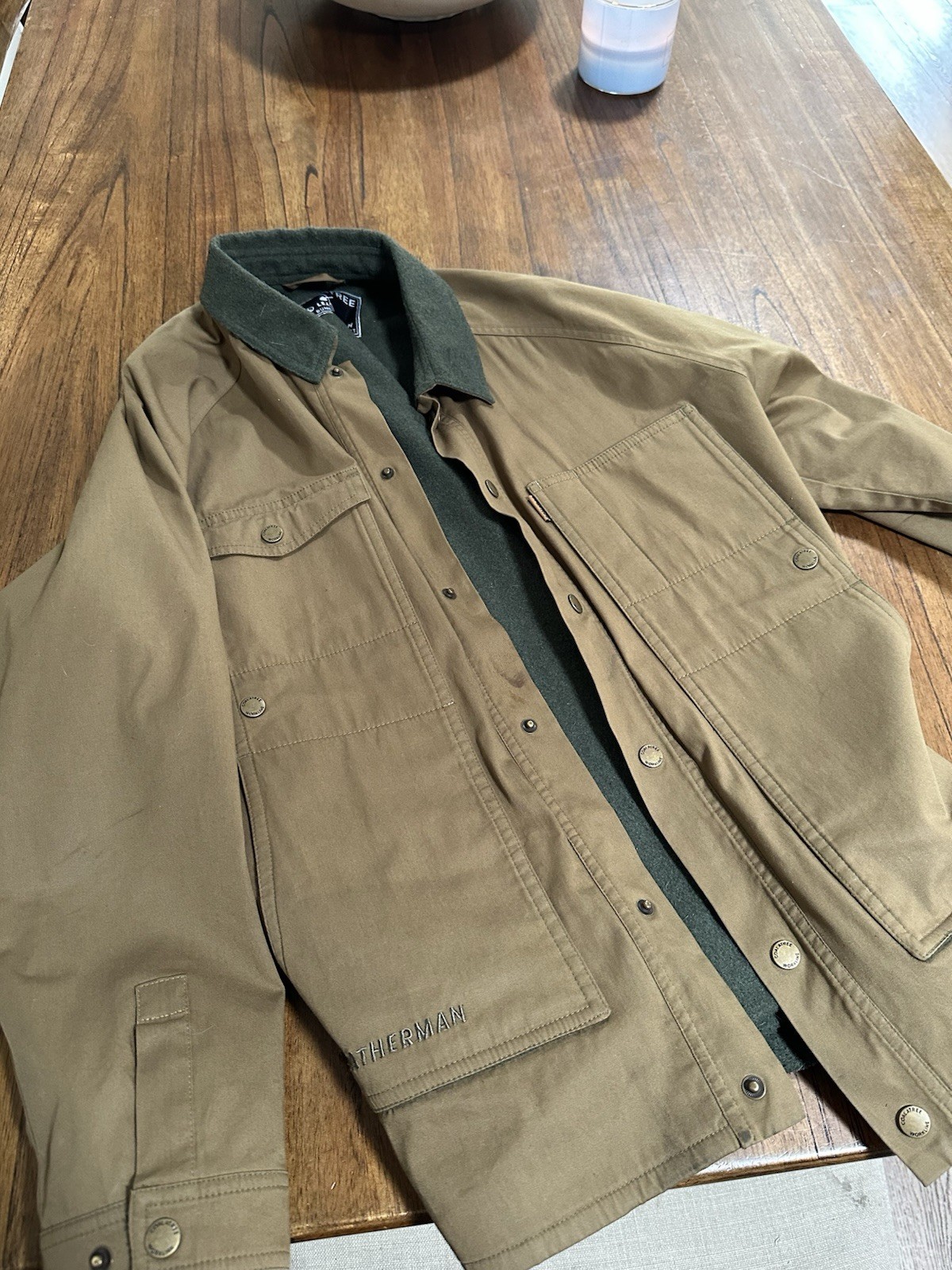 Leatherman X Coalatree Bunkhouse Jacket Size Medium Vintage 2015