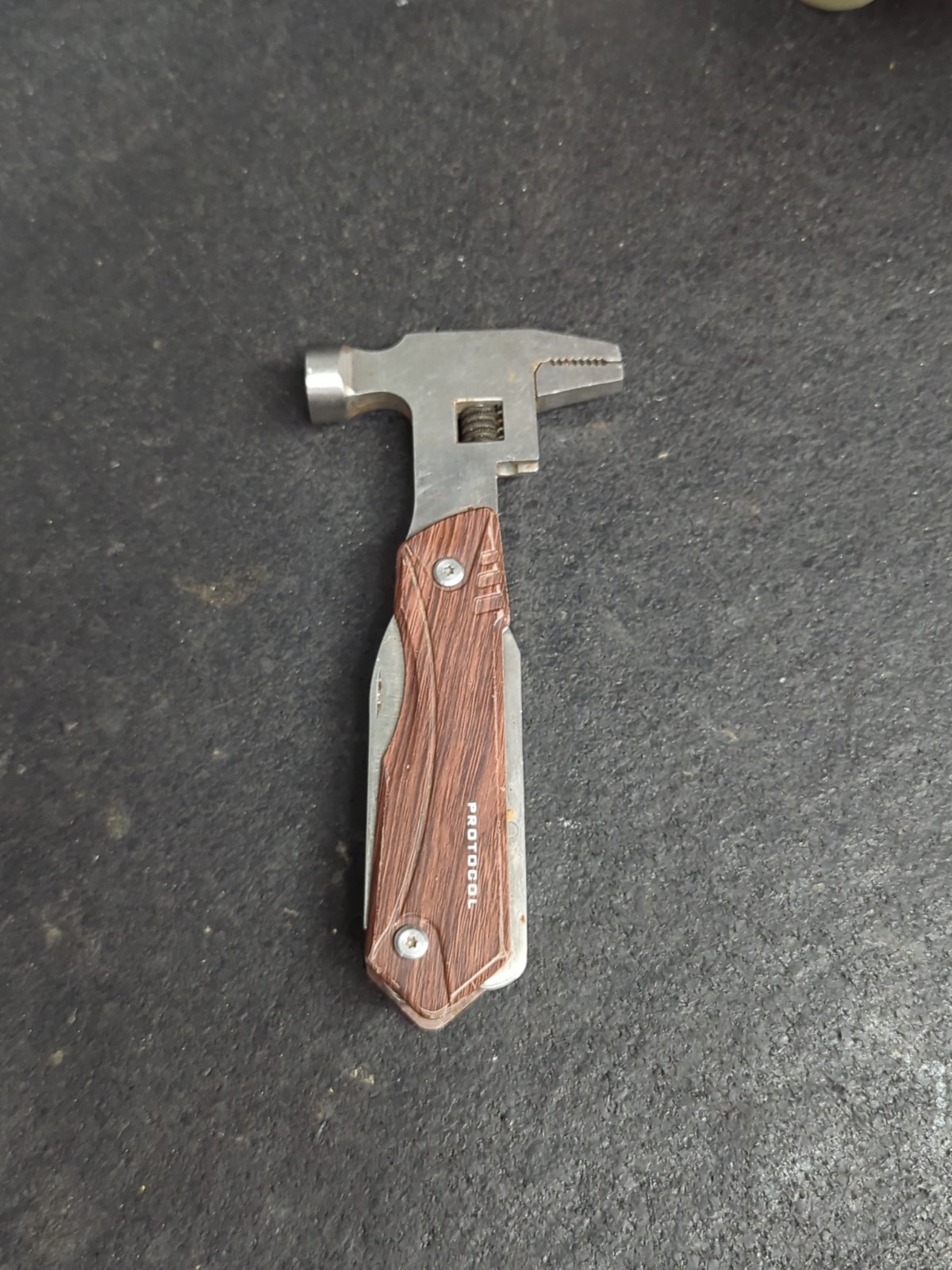 Protocol Hammer Plus Multi-Tool (Pliers, Saw, Wrench, Hammer, Knife)