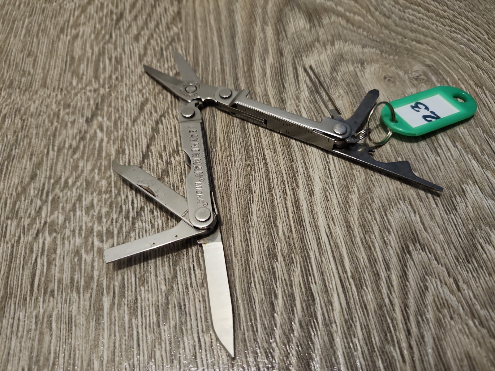 Leatherman Micra Multitool – Stainless Steel, Used, Good Condition
