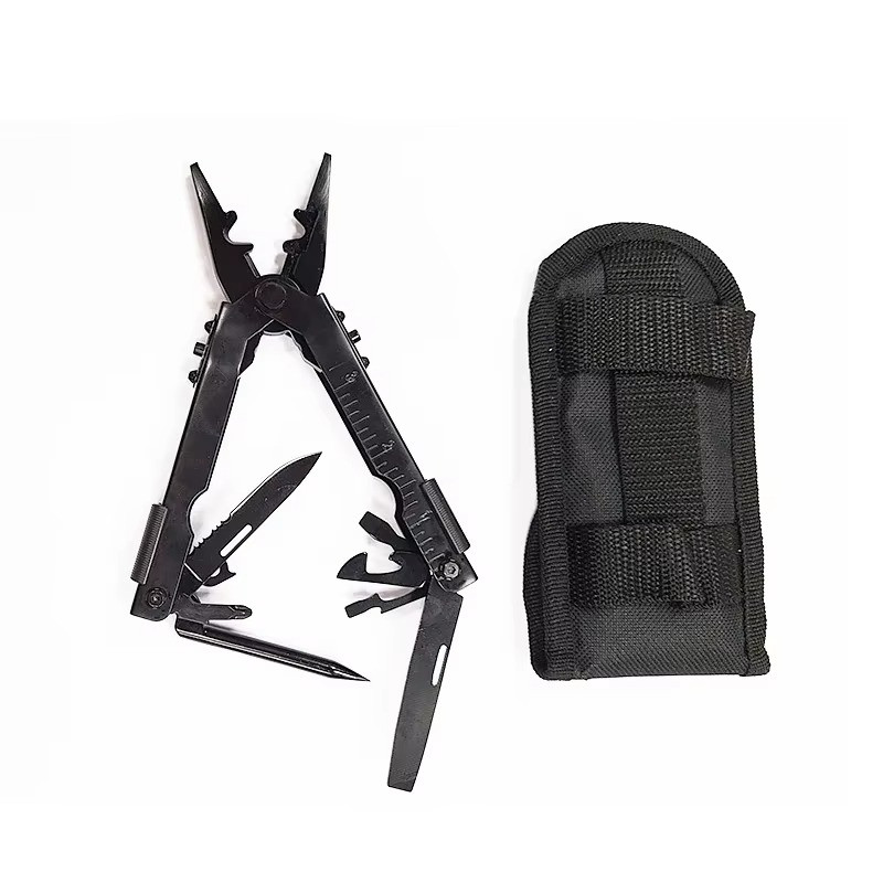 Folding Multi-Tool Pliers Stainless Steel Pocket Knife Wire Stripper EDC Camping