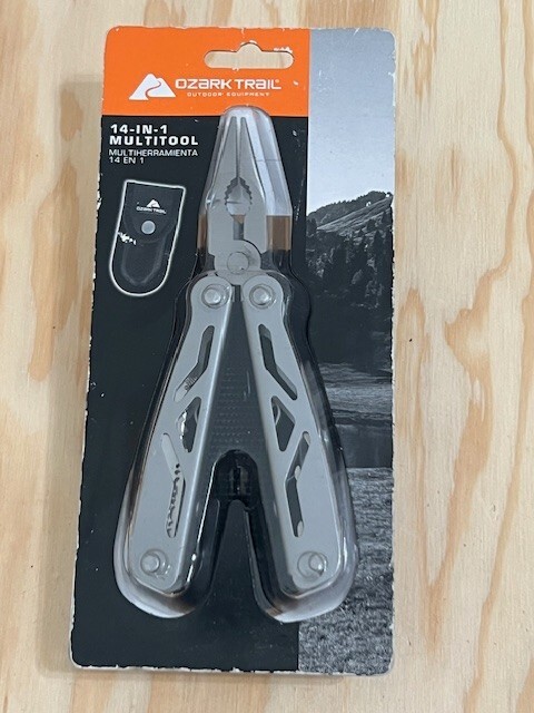 Ozark Trail 14-In-1 Multi-Tool SILVER – NEW
